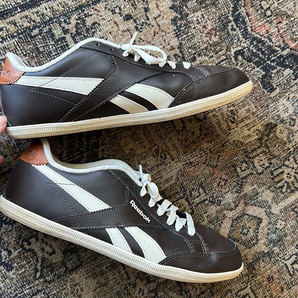 Reebok royal flag transport leather shoes size 8.5 brown - Picture 6 of 8